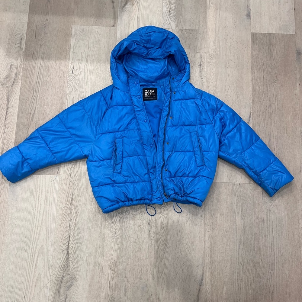 Blue winter jacket - Picture 2 of 4